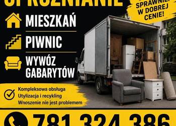 Opróżnianie mieszkań / piwnic / wywóz gabarytów