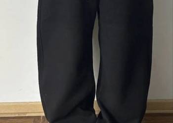 Mega Szerokie Spodnie Dresowe Baggy Fleece - Gruby Materiat, Y2K Style!