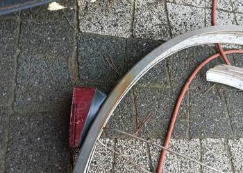 Błotniki rowerowe 26 cali lampka Romet PRL