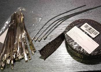 Taśma termoizolacyjna do tłumika motocykla