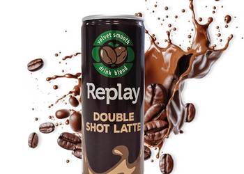 NAPÓJ MLECZNO-KAWOWY REPLAY DOUBLE SHOT LATTE
