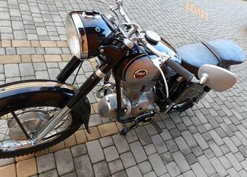 Simson Awo Sport z 1956r . Zarejestrowany na białe tablice.