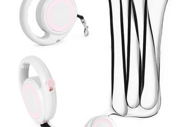 Smycz 4,2m dla psa lub kota automatyczna z blokadą