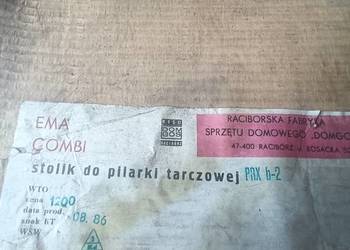 Nowy stolik pod piłe elektryczną stan nowy nieużywany.