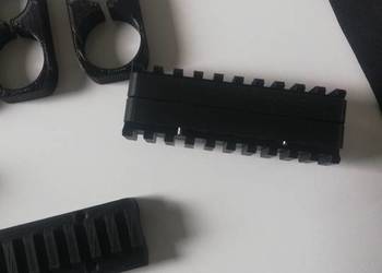 Szyna ris i inne akcesoria z drukarki 3 D do wiatrówki P 15