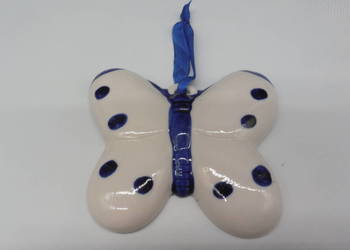 Dekoracyjny Motyl Ceramiczny – Ręcznie Malowany