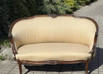 -ARTexpert- Wygodna pałacowa sofa Ludwik do odświeżenia renowacji