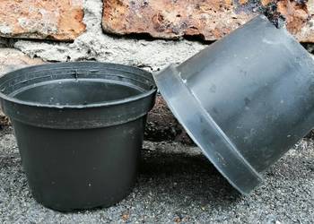 Doniczki produkcyjne śr. 11cm 0,5L  czarne okrągłe 11DZ