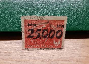 Znaczek Przedrukowy Poczta Polska stempel Chorzów 5.12.1923r.