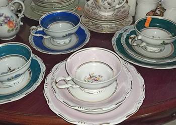 Filiżanka z talerzykiem deserowym. Eisenberg. Z lat 50, XX w Filiżanka z talerzykiem deserowym. Eisenberg. Z lat 50, XX w