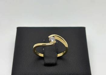 Nowy Złoty Pierścionek pr 585 2,19g (Rozmiar 14)