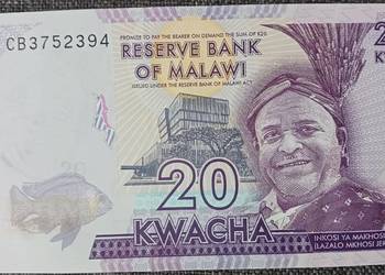 20 Kwacha Malawi 2020 r. - mennicze