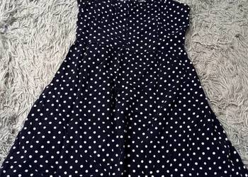 H&M.Codzienna Letnia sukienka w kropki. (S)