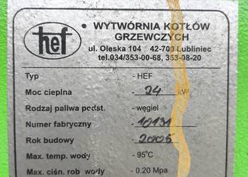 Sprzedam piec na węgiel i drzewo