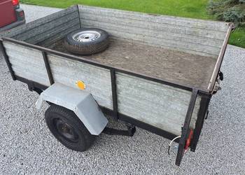 Przyczepka Samochodowa Zarejestrowana Lekka SAM DMC 750KG Mocna na Resorach