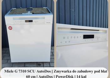 Miele G 7310 SCU AutoDos | Zmywarka do zabudowy pod blat 60 cm | AutoDos