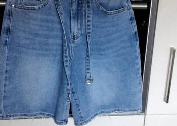 Spodnie Jeans Dżinsowe Bermudy Damskie MILAS  rozm S NOWE do Kolan