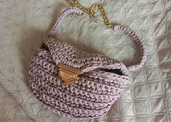 Nerka ze sznurka na szydełku handmade