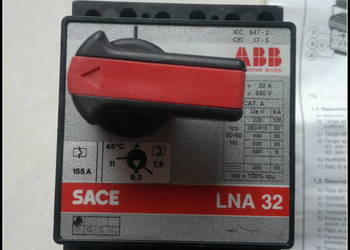 Wyłącznik SACE LNA 32 155A ; Asea Brown Bover