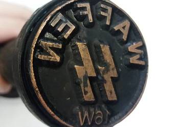 Stempel nazistowski z Waffen-SS 16w Stempel nazistowski z Waffen-SS 16w