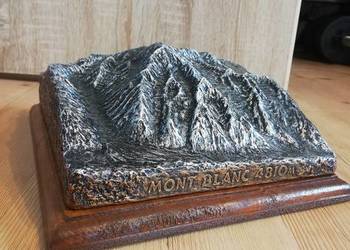 Mont Blanc 3D 4810m odlew gipsowy