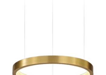 Zing Ring 60 B - żyrandol LED 60cm pierścień złoty mosiądz