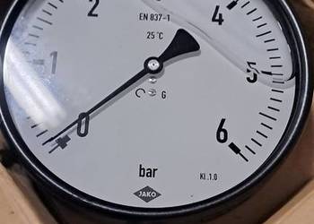 Manometr Jako 0-6 bar fi 160mm 6bar