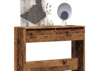 Stolik konsolowy stare drewno 100x35x765 cm WM-856784