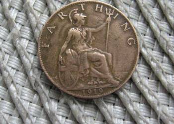 Wielka Brytania 1 Farthing 1919r