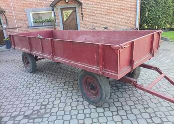 Przyczepa ciągnikowa - stalowa - idealny stan techniczny !!!