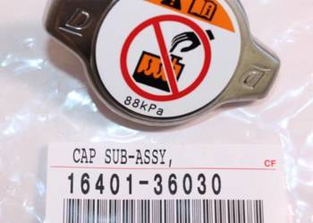 TOYOTA C-hr Corolla Korek zbiornika wyrownawczego chlodnicy 16401-36030 OE