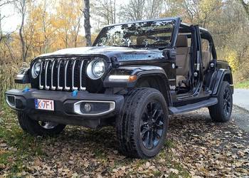 Jeep Wrangler Sahara 2022 4xe hybryda, bogate wyposażenie pełna faktura VAT