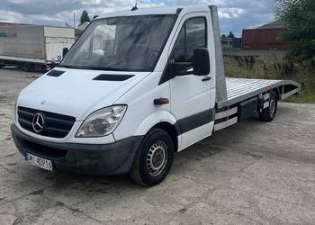 Autolaweta Mercedes  sprinter 313 najazd pomoc drogowa