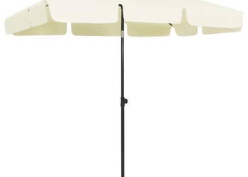 Parasol plażowy piaskowy żółty 200x125 cm WM-314727