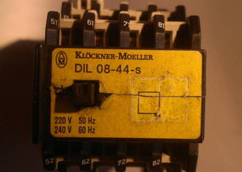 stycznik Klockner Moeller DIL 08-44-s , 240v , 50Hz i inne