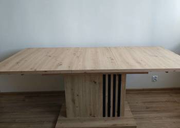 Stół rozkładany Dąb Artisan z lamelami 140-180 cm LOFTS / Stan Idealny