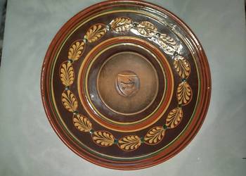 Talerz na ścianę Łysa Góra 33cm Łysa góra PRL Retro Vintage Łódź