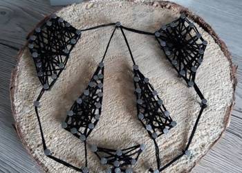 Panda - obrazek string art