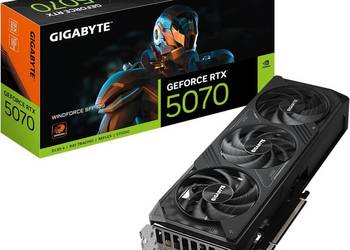 Gigabyte GeForce RTX Graphics Card RTX 5070 WINDFORCE OC SFF
