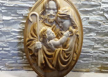 Swieta Rodzina - Drewna - Plaskorzezba