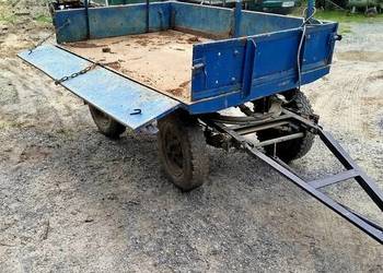 Przyczepka Multicar minitraktorek sztywna