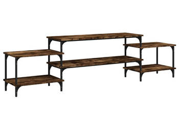 Szafka pod TV przydymiony dąb 197x35x52 cm WM-826327