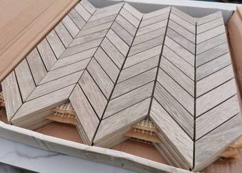 Dekor Jodełka Chevron CISA CERAMICCHE 35x37 płytki dekoracyjne