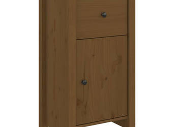 Szafka miodowy brąz 40x35x80 cm lite drewno sosnowe WM-813760