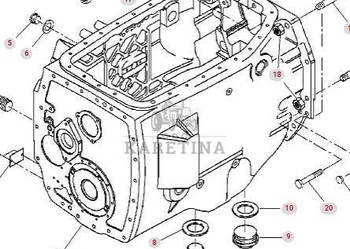 Massey Ferguson 8480 Obudowa Skrzyni Biegów CZĘŚCI 903100050021