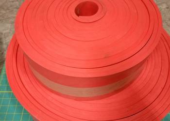 Fartuch uszczelniający B=150mm, guma burtowa trudnościeralna