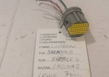 wtyczka lusterko składane lewe 7pin-prawe 9pin Renault Espace 4 Laguna 2