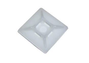 Uchwyt samoprzylepny opaski kablowej 5,6mm 28x28mm 10szt