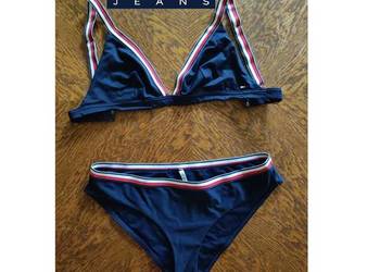 Dwuczęściowy strój kąpielowy Tommy Hilfiger Stripe kostium