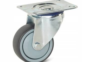 Koło kółko skrętne 80mm 80kg guma termoplastyczna
